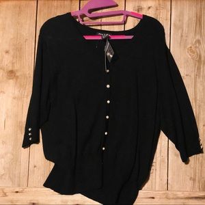 Audrey & Grace Black Sweater